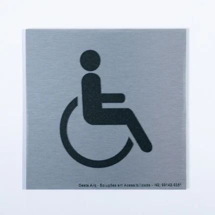 Placa SIA ACM 15x15 cm