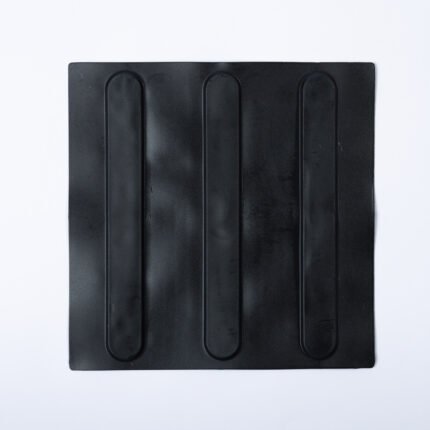 Piso tátil direcional placa pvc preto